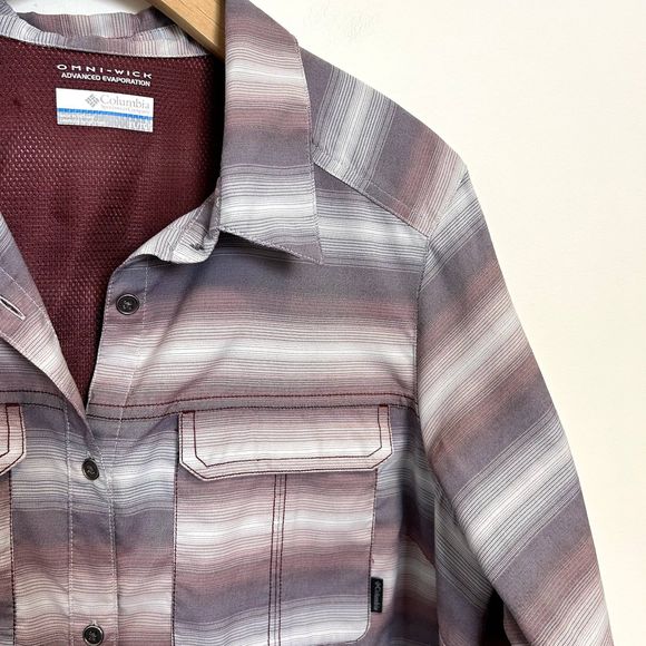 Columbia Pilsner Peak Ombre Long Sleeve Ditty Long Sleeve Omniwick Shirt Size XL - Picture 8 of 16